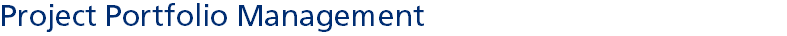 Project Portfolio Management